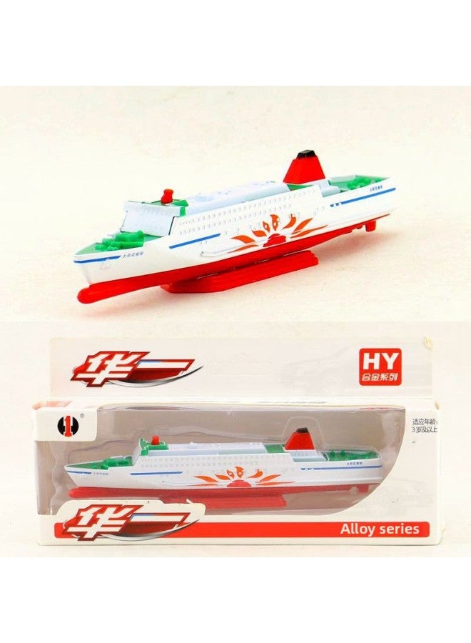 Huayi Alloy Model Children's Toy Lengthened Car Series Flat Trailer Tanker Container Truck Gift Box-Color:Bulk Cadillac Black - Image 4