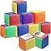 Yilloog 8 Pcs 394 Inch Pocket Dice DIY Education Playing Game Dice for Classroom Soft Foam Cubes with Clear Pocket Large Teacher Soft Cubes Learning Teaching Stacking Blocks Toys Photo Child - Image 2