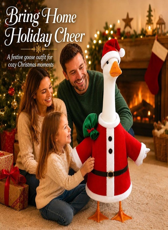 Teeanzo 8 Set Holiday Porch Goose Outfits Bulk for Valentine St. Patrick Easter Summer 4th of July Fall Halloween Christmas Lawn Porch Goose Porch Goose Costumes Clothing for Patio Yard Lawn - Image 4