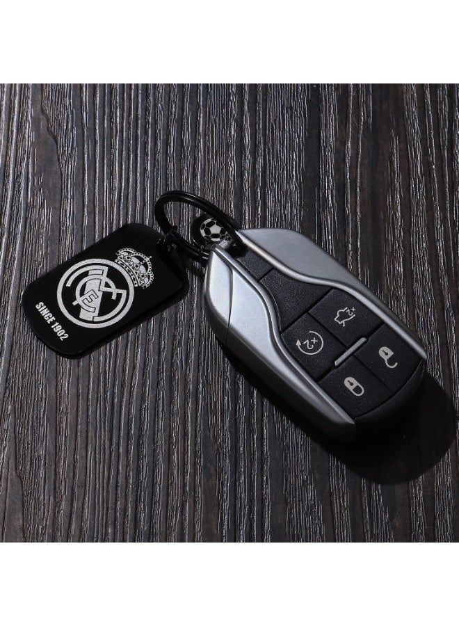 KeyAmor lux Real Madrid keychain for Real Madrid team fan, comes in fancy gift box which makes it a perfect choice for a special gift  - Image 5
