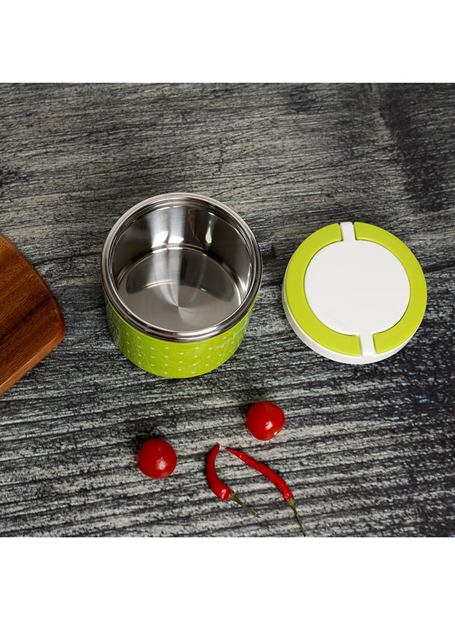 Royalford Single Layer Stainless Steel Lunch Box Assorted 630ml - Image 5