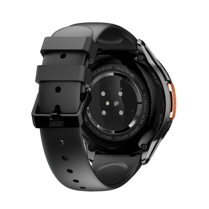 Lokmat Appllp 3 4G Smartwatch, 190-Degree Retractable Camera, Sc8541e Quad-Core, 3+32gb, Black - Image 3