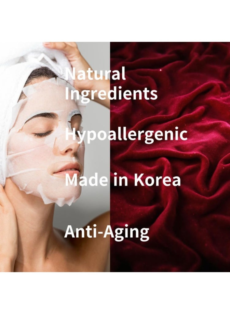 ELT Wellcero Collagen Vital Mask – Korean Collagen Sheet Mask for Firming, Anti-Aging & Deep Hydration - Image 2