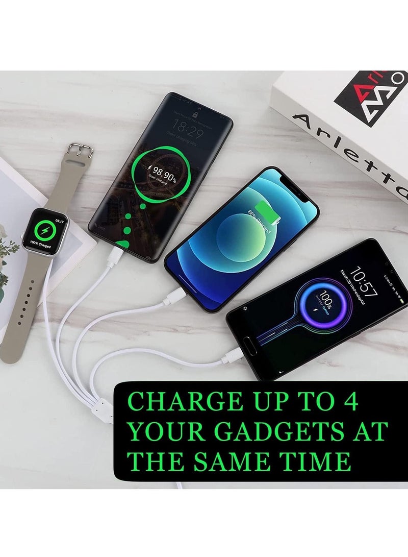 Excefore Fast Charging Braided 4 In 1 USB Cable - Image 2