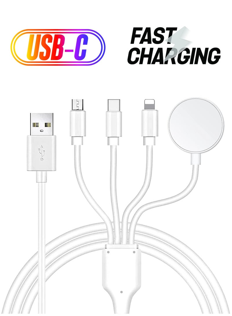 Excefore Fast Charging Braided 4 In 1 USB Cable - Image 1