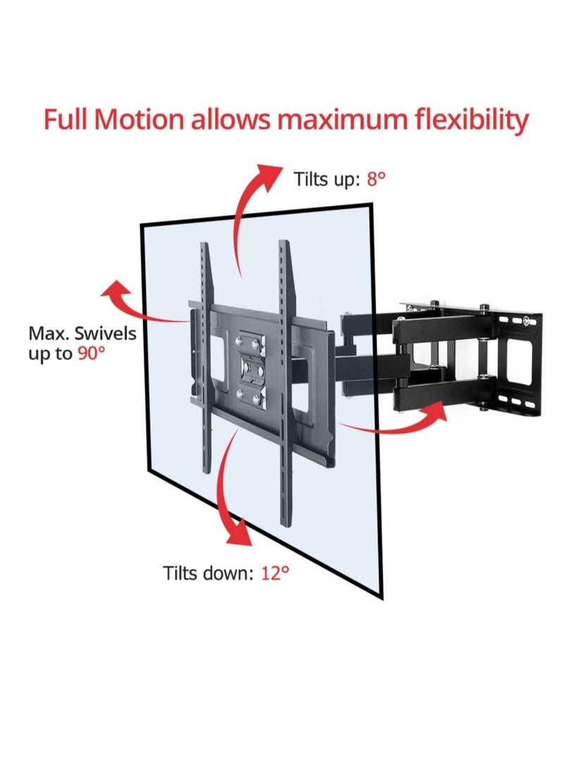 Full Motion Articulating TV Wall Mount Bracket for 32-65 Inch LED LCD HD 4K Plasma TV - Image 2