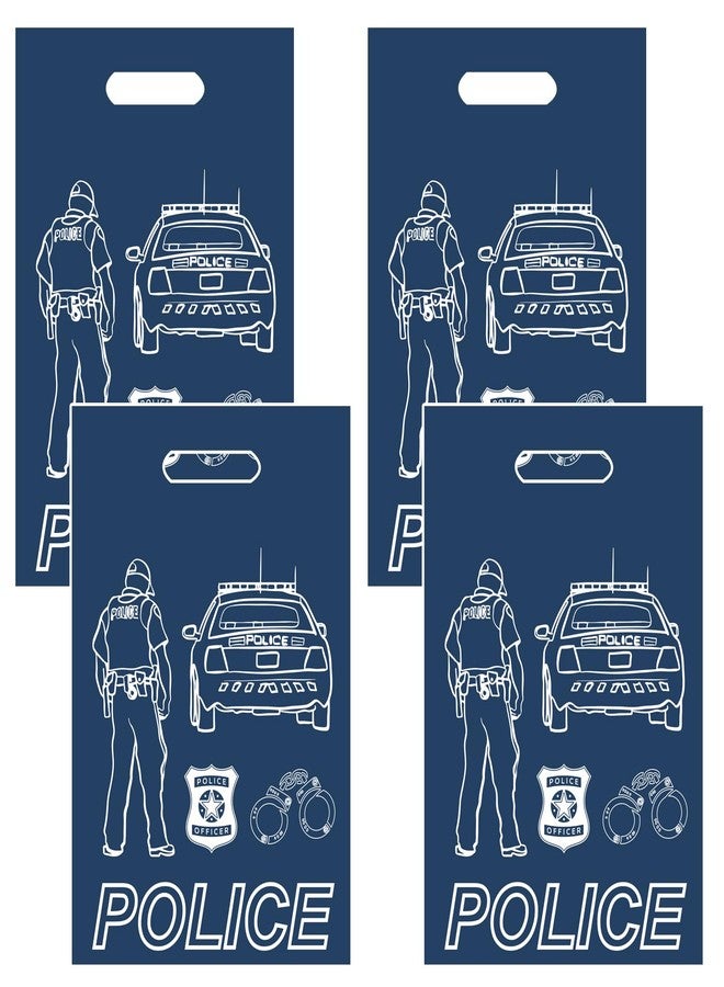 CupaPlay 50PCS Police Party Supplies Goodie Favor Plastic Bags - Halloween Cosplay Police Birthday Party Favors Decorations Halloween Goodie Gift Bag - Image 1