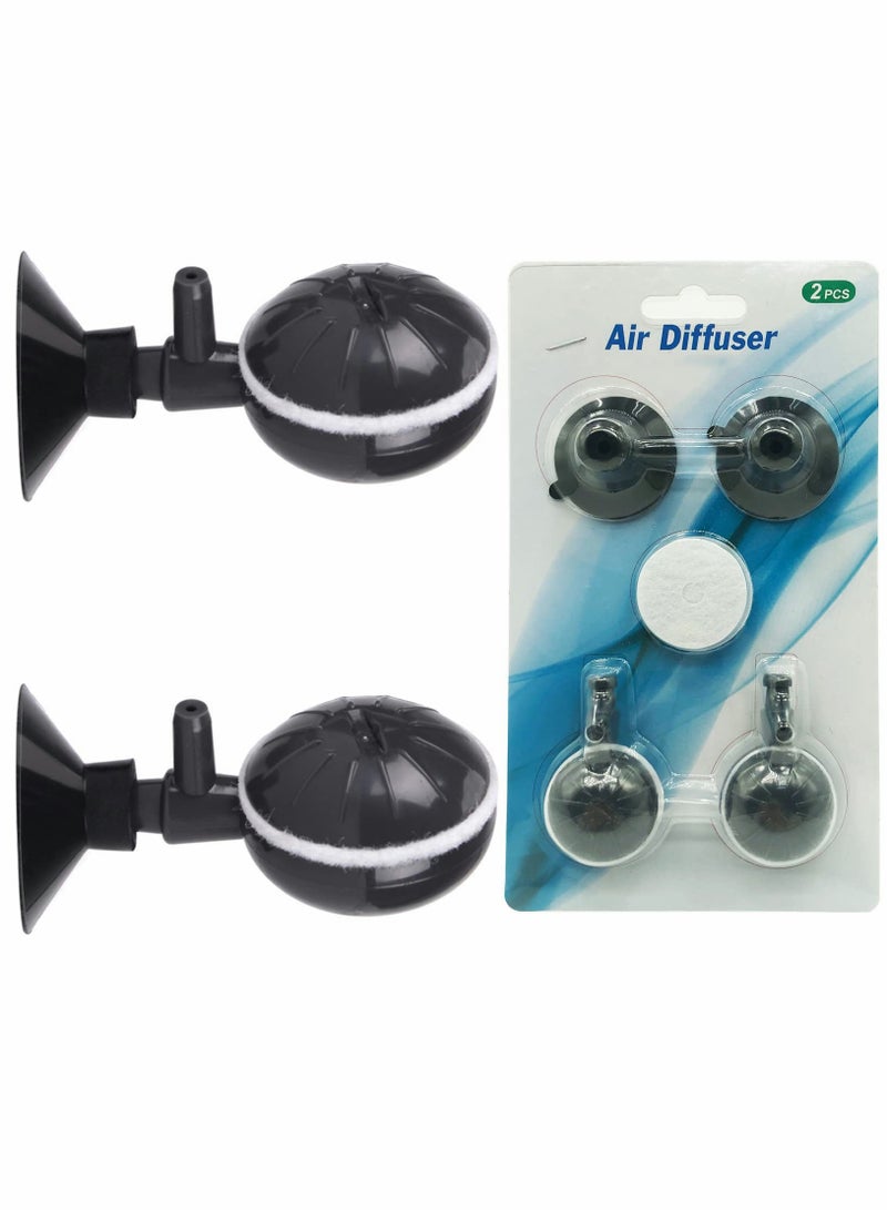 جهاز تنقية فقاعات قابل للتعديل، طقم حجارة هواء حوض السمك مع صمام تحكم، موزع أكسجين ذائب عالي جدًا وصامت، يصنع فقاعات صغيرة جدًا لحوض السمك والزراعة المائية. - Image 1