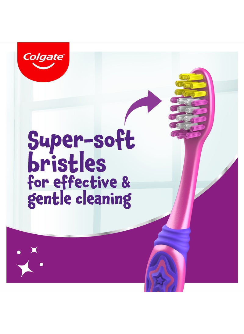 Colgate - Toothbrush Little Kids 3-5 years Super Soft Pack Of 2 - Image 1