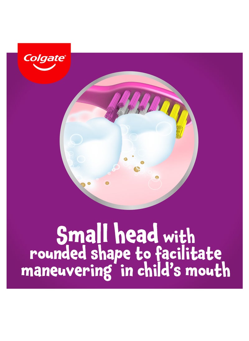 Colgate - Toothbrush Little Kids 3-5 years Super Soft Pack Of 2 - Image 1
