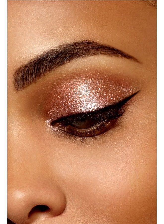 stila Stila Magnificent Metals Glitter & Glow Liquid Eye Shadow, Rose Gold Retro, Original  - Image 4
