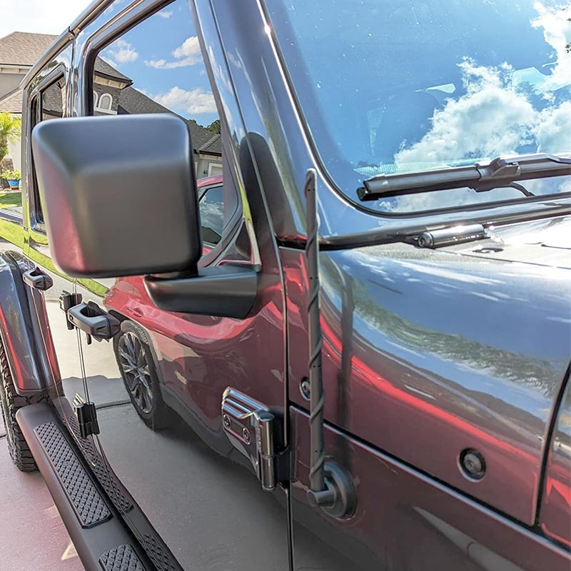 KSaAuto Short Antenna for Jeep Wrangler Gladiator JL JK 2007-2025, 13 Inch Jeep Radio Short Antenna Upgrade Jeep Accessories Jeep Gladiator Antenna Field tested quality - Image 3