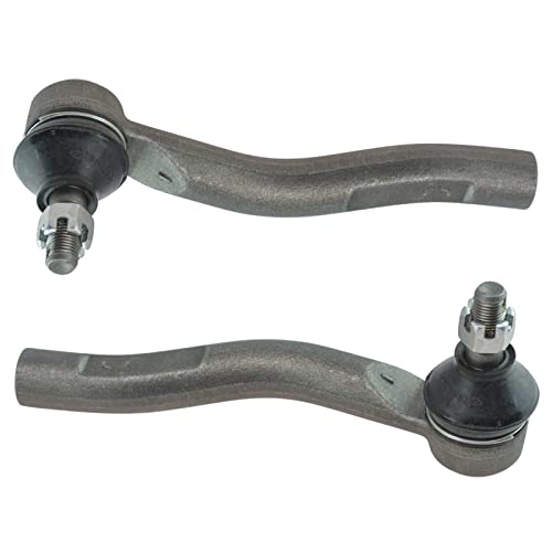 TRQ Front Outer Tie Rod Set Compatible with 2012-2019 Toyota Prius C 2007-2014 Yaris - Image 3