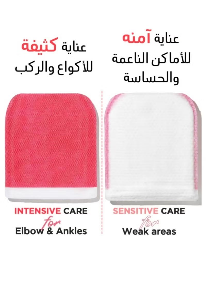 8-Piece Body Peeling Pad Trouble Care Clean And Nourish The Skin With Mother's Recipe 25 ml Korean loofah Red - Image 4