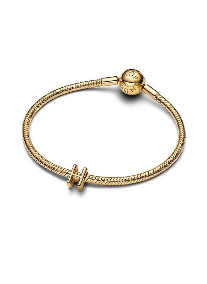 PANDORA Letter H Alphabet Charm  - Image 3