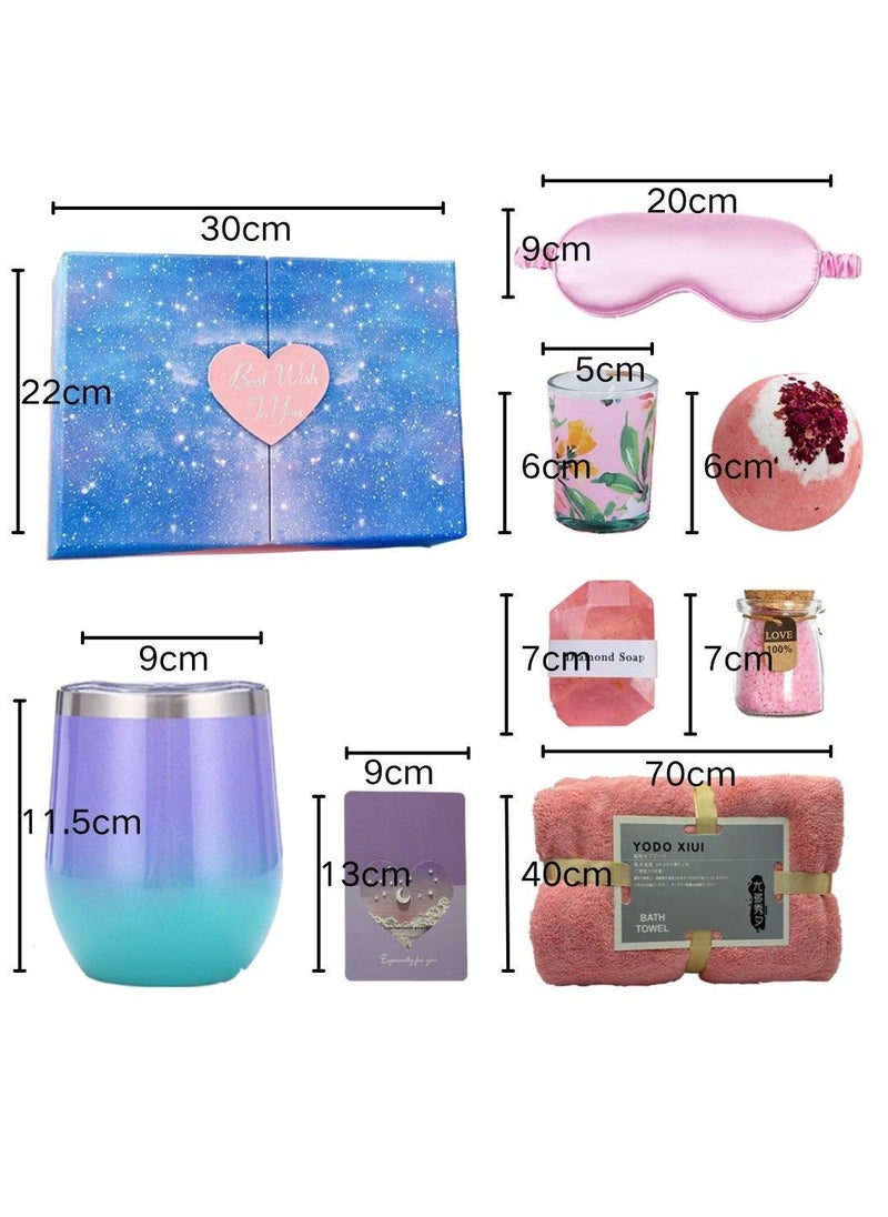 Via Saffi Gifts Basket for Women,Ramadan Birthday Gifts for Women Girlfriend,Spa Gift Set for Women Mom Sister Girls Ladies Girlfriend - Image 4