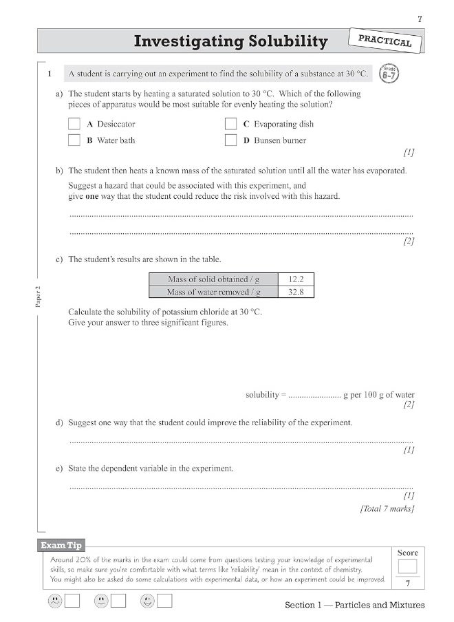 null - Grade 9-1 Edexcel International GCSE Chemistry: Exam Practice Workbook (includes Answers) - Image 1