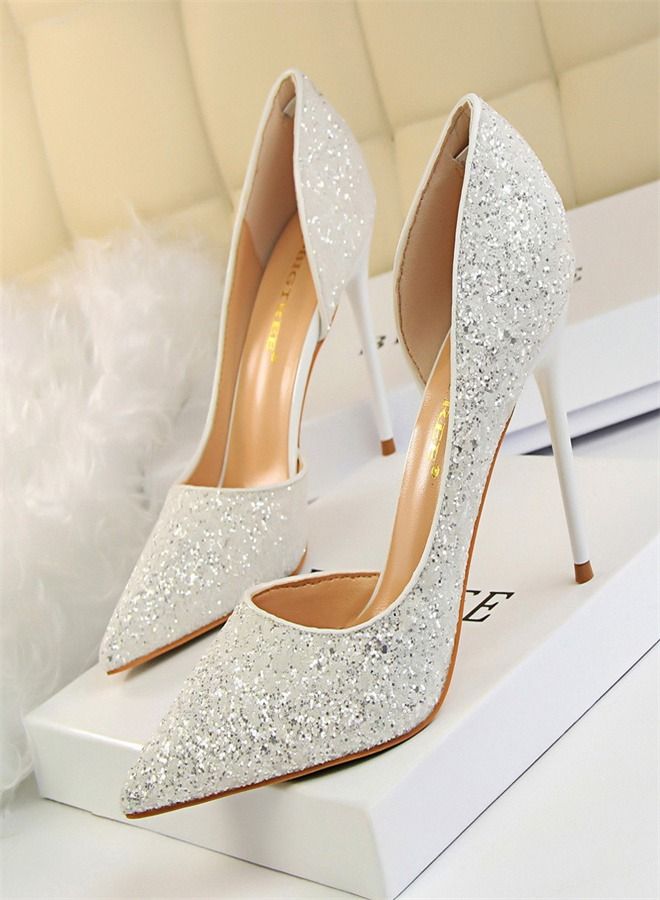 BIGTREE Fashion Pointed High Heels 9.5CM 