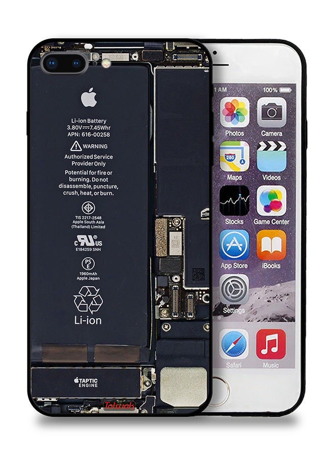 Tolwak حافظة حماية لهاتف ابل ايفون 7 بلس بنمط دائرة الهاتف - Image 1