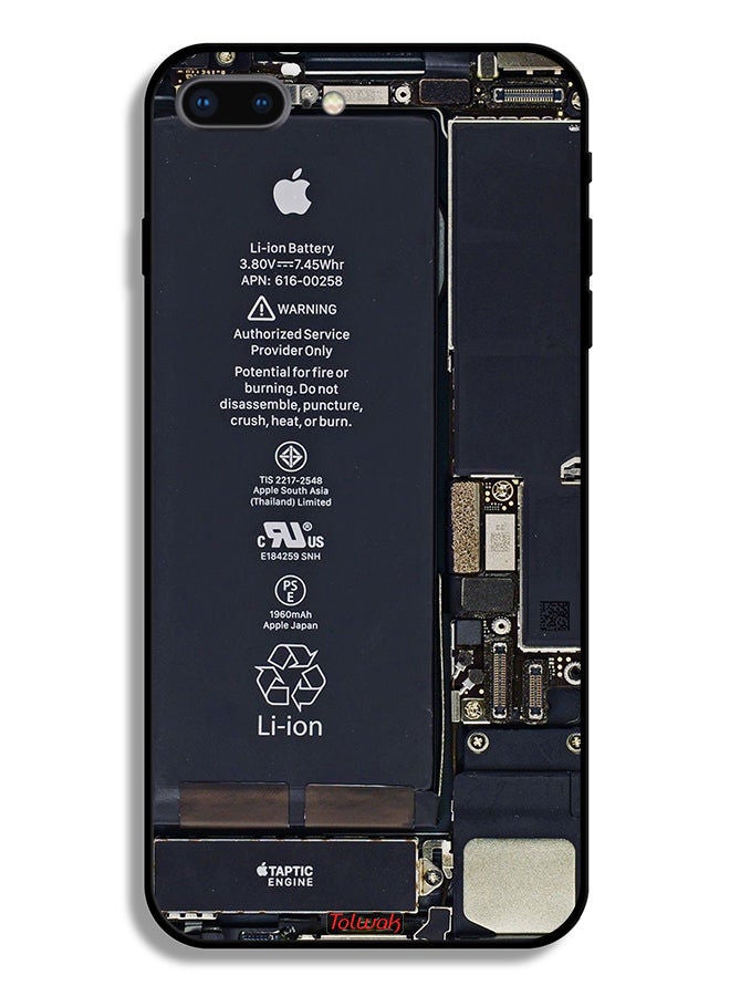 Tolwak حافظة حماية لهاتف ابل ايفون 7 بلس بنمط دائرة الهاتف - Image 2