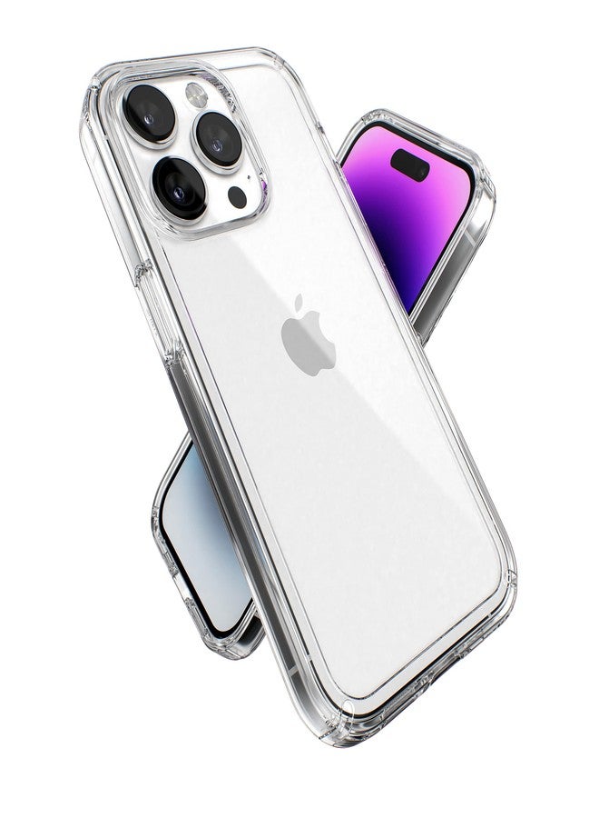 سبك جراب Speck Clear لهاتف iPhone 14 Pro - حماية من السقوط مع جراب نحيف مزدوج الطبقات مقاوم للخدوش لهاتف iPhone 14 Pro مقاس 6.1 بوصة - جراب مقاوم للاصفرار والبهتان - GemShell - Image 1