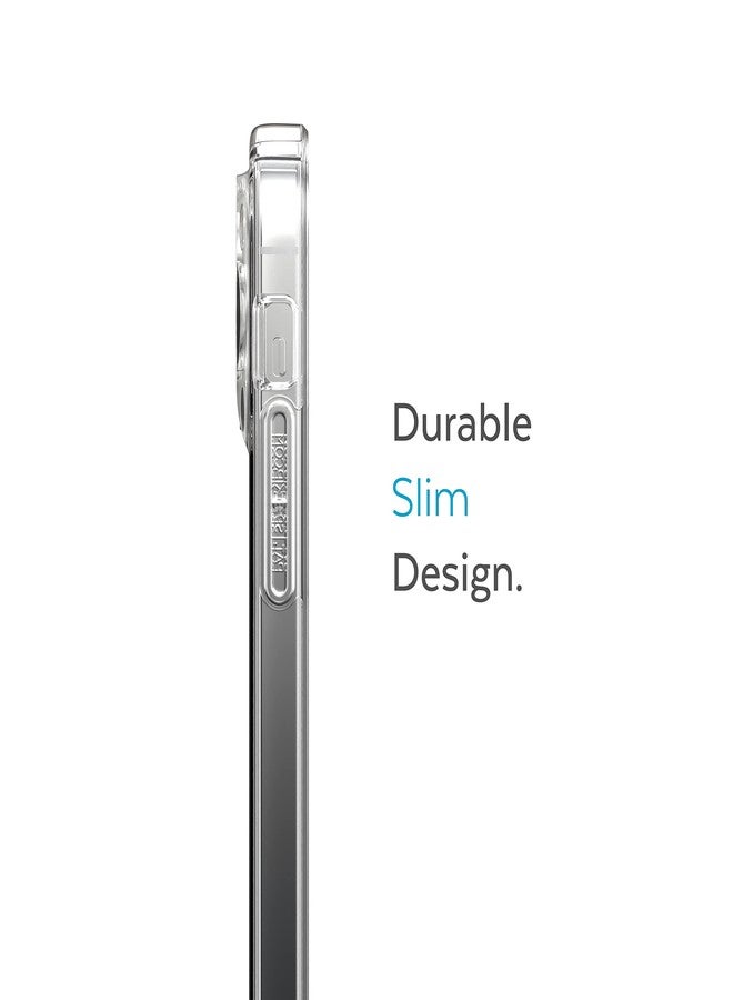 سبك جراب Speck Clear لهاتف iPhone 14 Pro - حماية من السقوط مع جراب نحيف مزدوج الطبقات مقاوم للخدوش لهاتف iPhone 14 Pro مقاس 6.1 بوصة - جراب مقاوم للاصفرار والبهتان - GemShell - Image 3