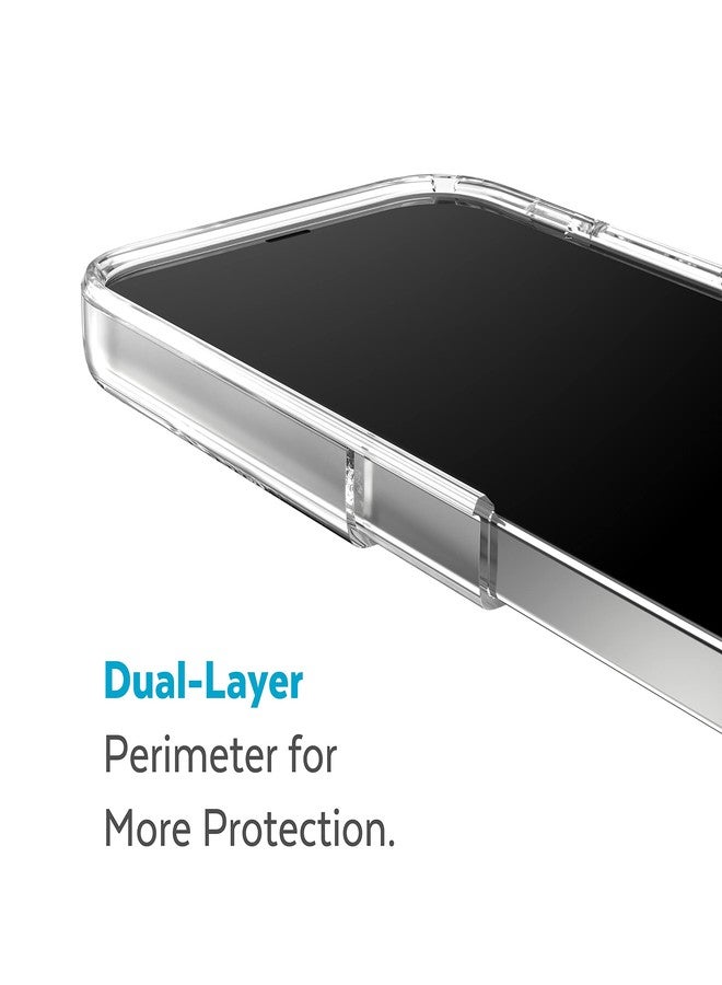 سبك جراب Speck Clear لهاتف iPhone 14 Pro - حماية من السقوط مع جراب نحيف مزدوج الطبقات مقاوم للخدوش لهاتف iPhone 14 Pro مقاس 6.1 بوصة - جراب مقاوم للاصفرار والبهتان - GemShell - Image 5
