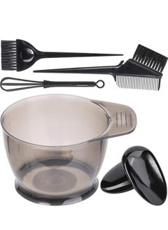 ORiTi 5 Piece Black Hair Dye Set Kit Hairdressing Brushes Bowl Combo Salon CLEAR  - Image 1