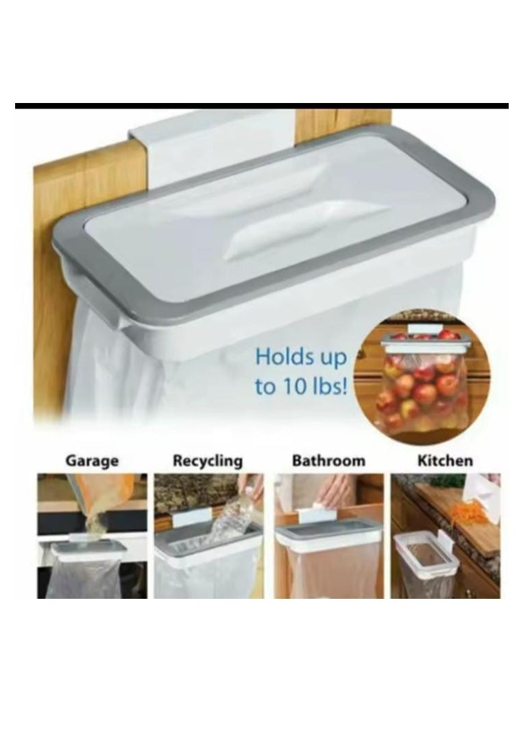 Generic Hanging Trash Bag Holder White 10centimeter  - Image 1