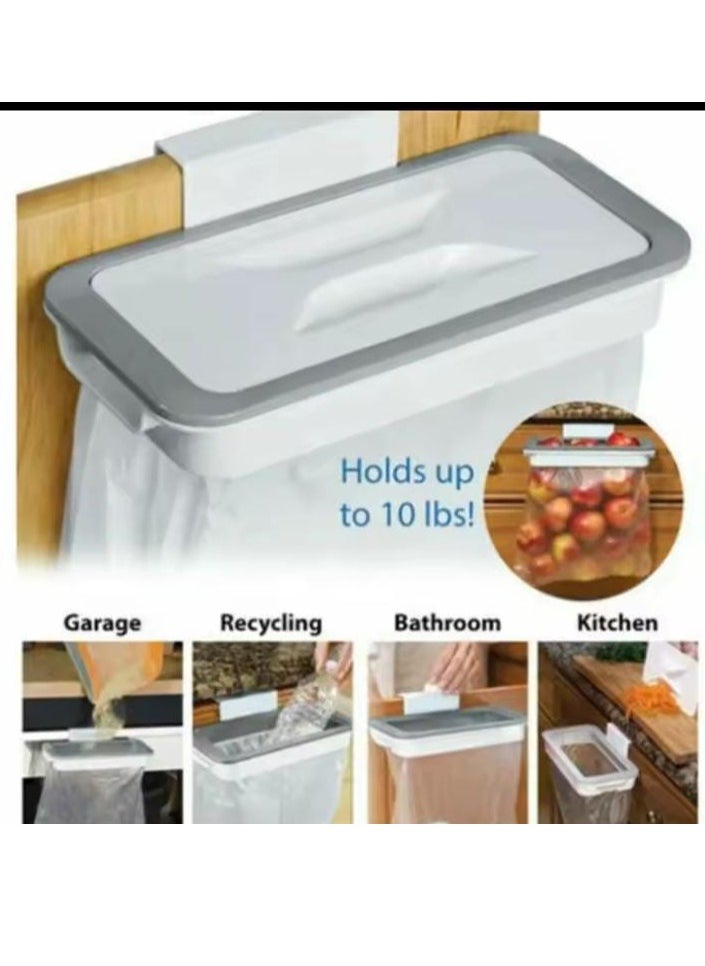 Generic Hanging Trash Bag Holder White 10centimeter  - Image 3