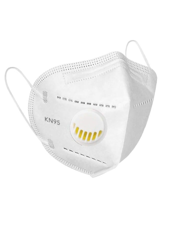 Kanga KN95 Flat Fold Respirator Non-Medical Mask, 25 pcs - White - Image 2