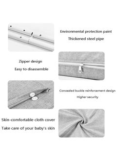 Bed Fence Kids Safety Bedside Guard Baby Anti-Fall Bed Rail Child Bed Soft Barrier Height Adjustable Side Protection 50cm,grey - pzsku/ZDBF8AA895C54A2EC21A5Z/45/_/1727678619/fc658483-5d88-49b1-9253-dfd326d24a19