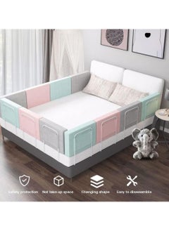 Bed Fence Kids Safety Bedside Guard Baby Anti-Fall Bed Rail Child Bed Soft Barrier Height Adjustable Side Protection 50cm,grey - pzsku/ZDBF8AA895C54A2EC21A5Z/45/_/1727678621/503de806-dcf4-4ff8-8374-434c70148bc8