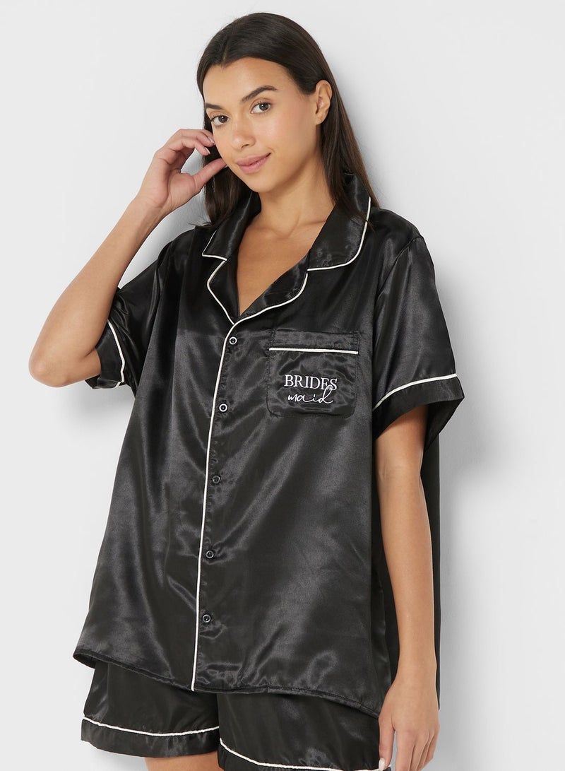 Ginger Ray Pyjamas - Bridesmaid - Black - L - Image 3