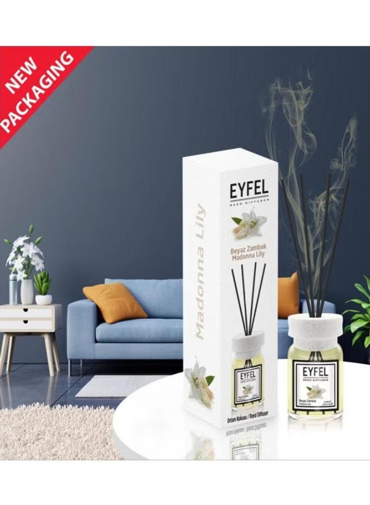 Eyfel Reed Diffuser - Madonna Lily Fragrance 120 ml