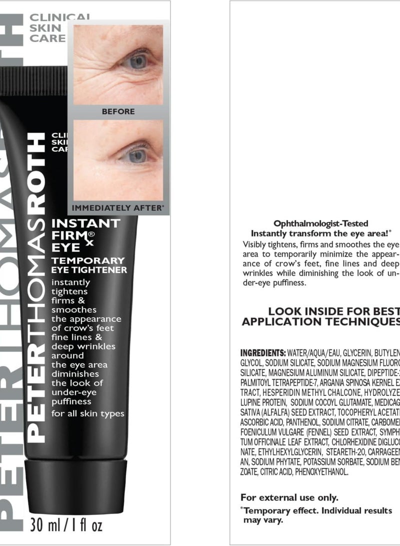 بيتر توماس روث كريم عيون - فوري شد ، التجاعيد ، detumescence ، tripeptide مجمع 30 مل - Image 2