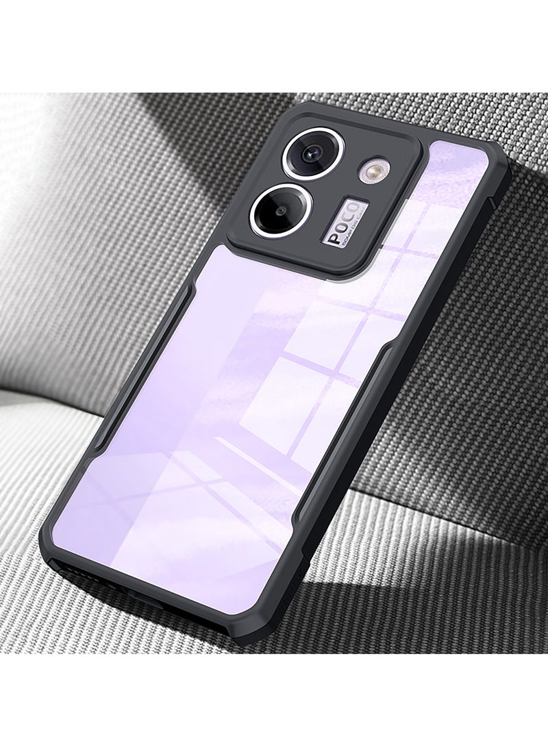 For Xiaomi POCO M7 Pro 5G Case, Camera Lens Protection Back Cover, TPU+PC Shockproof Bumper Mobile Phone Case, Anti-Yellowing Slim Fit Protective Casing - Image 5