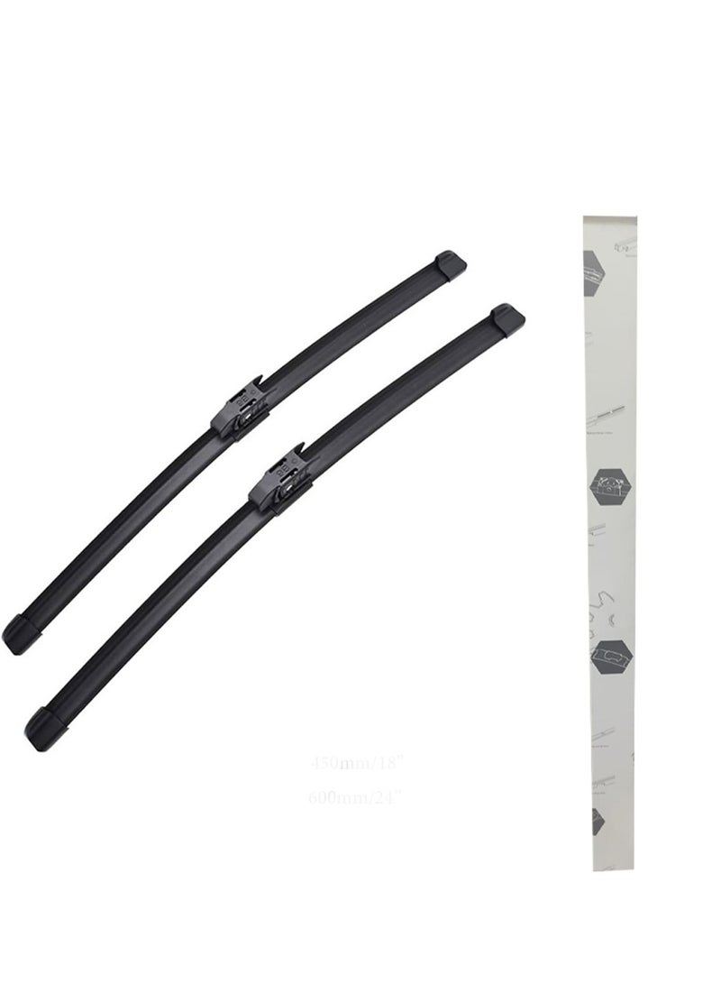 Car Windshield Wiper Set, High Quality Material, 2 Pieces Renault Duster