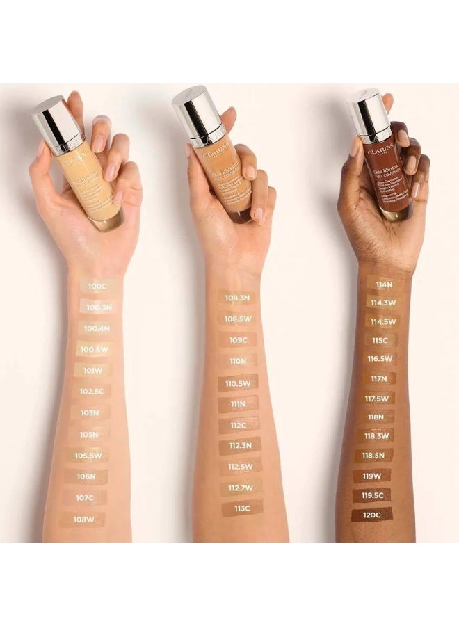 Clarins Skin Illusion Full Coverage Foundation 109C 30ml - Image 2