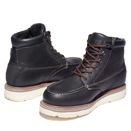 Timberland حذاء عمل ويدج صناعي مضاد للماء برباط ناعم للرجال من تيمبرلاند برو، أسود-2024 جديد، 10.5 W - Image 2