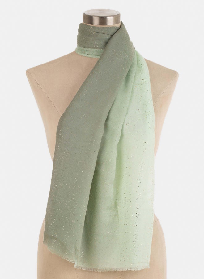Premoda Women's Scarf Green (85x180cm) - Image 2