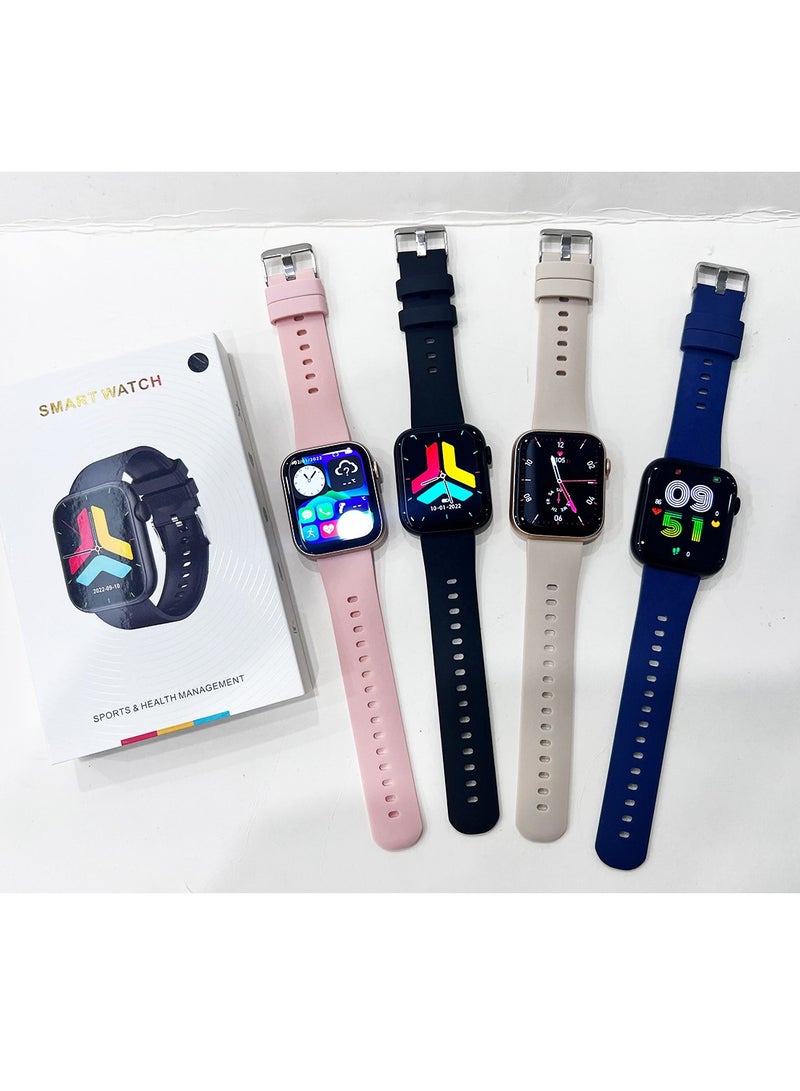 KASTWAVE Sport Smart Watch, 1.85" Smartwatch Fitness Tracker for Android iOS Phones with Blood Pressure Heart Rate Tracking, Answer/Make Call, Sport Modes Sleep Monitor Step Counter for Women Men (Pink)  - Image 2