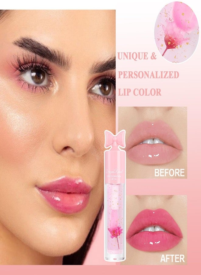 TEEROVA 3 Pcs Color Changing Lip oil from Clear to Pink, Magic Temperature Color Change Lipstick and Tinted, Moisturizing Non-Sticky Glossy Shine Lip Gloss - Image 5