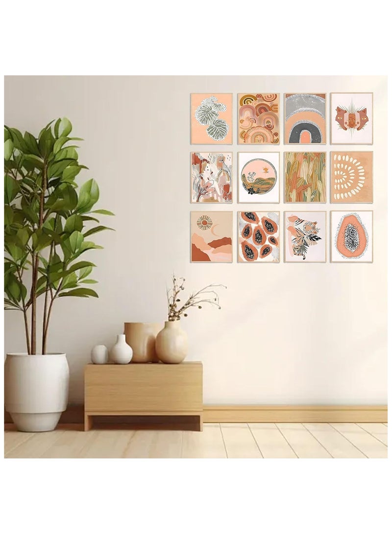 Today Idea 12pcs Botanical Canvas Prints Plant Wall Art for Living Room & Bedroom Decor (Frameless-1) - Image 2