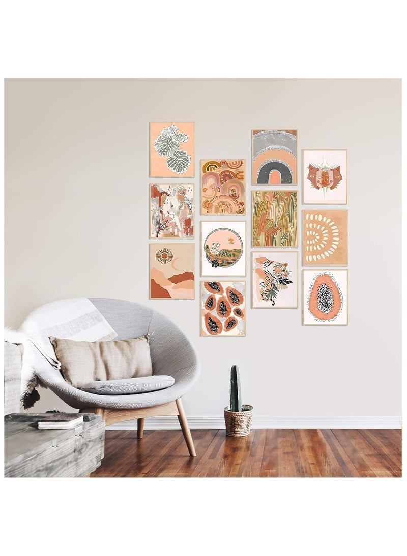 Today Idea 12pcs Botanical Canvas Prints Plant Wall Art for Living Room & Bedroom Decor (Frameless-1) - Image 3