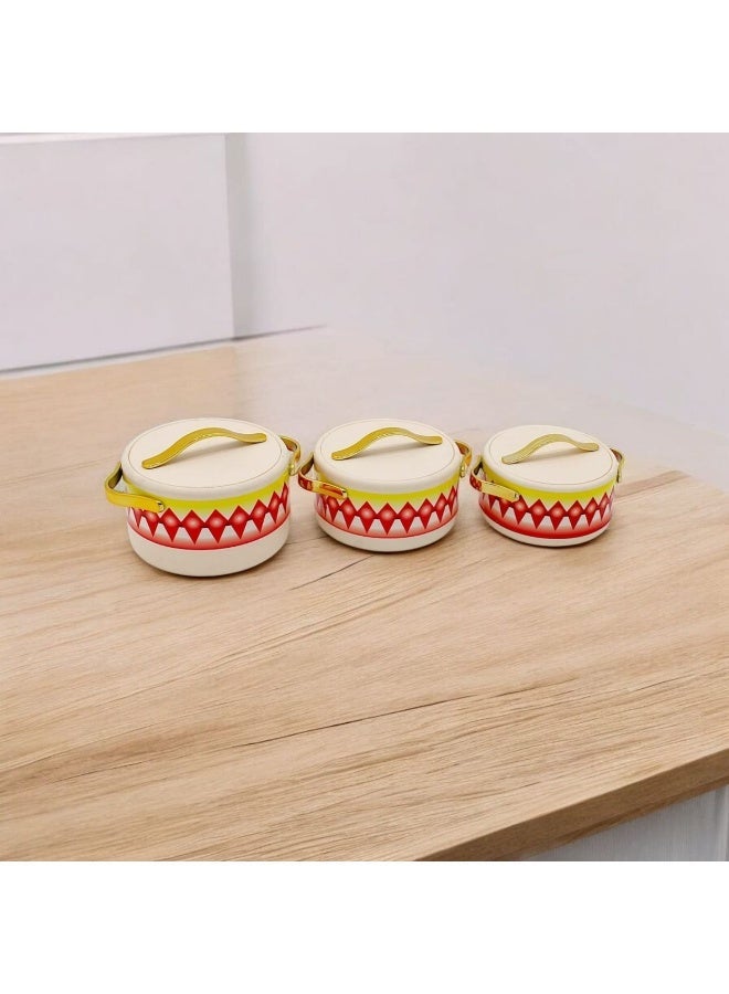 طقم حافظات طعام مكون من 3 قطع. - Image 2