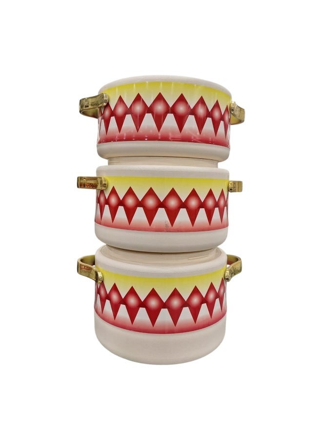 طقم حافظات طعام مكون من 3 قطع. - Image 1