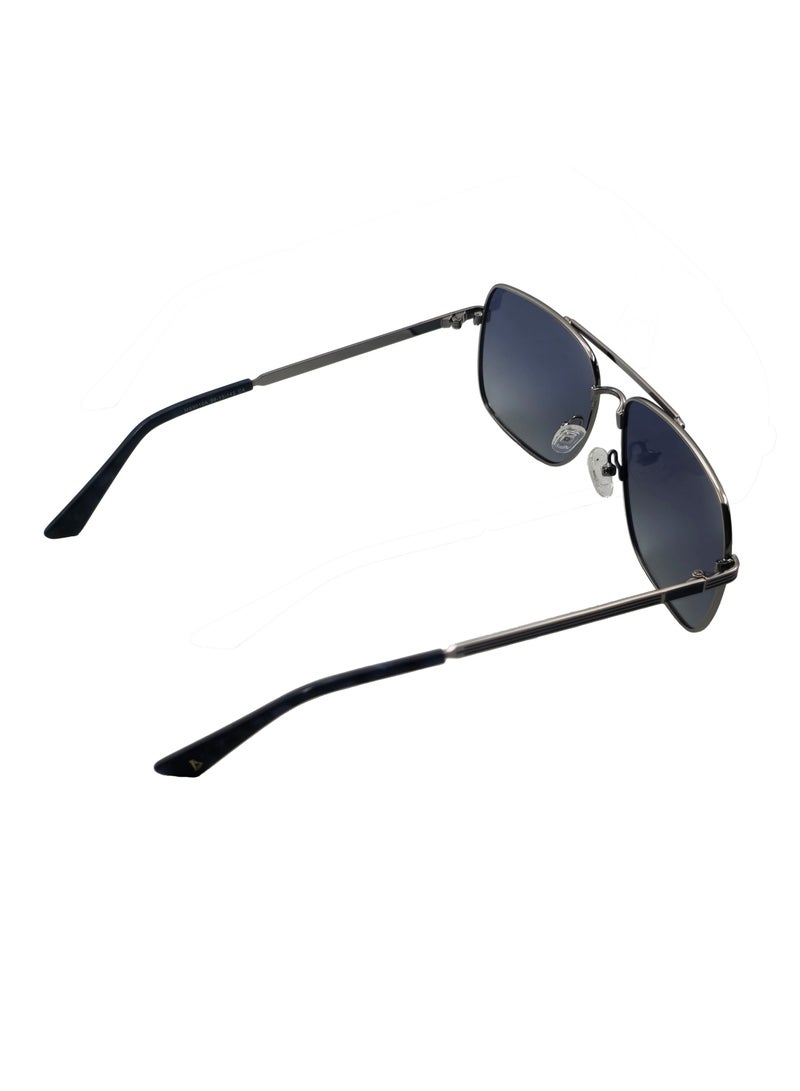 دلس دي إل إس نظارات شمسية للرجال والنساء - إطار معدني أفياتور مع عدسات مستقطبة متعددة الأغراض (MS9010-C4) - Image 4