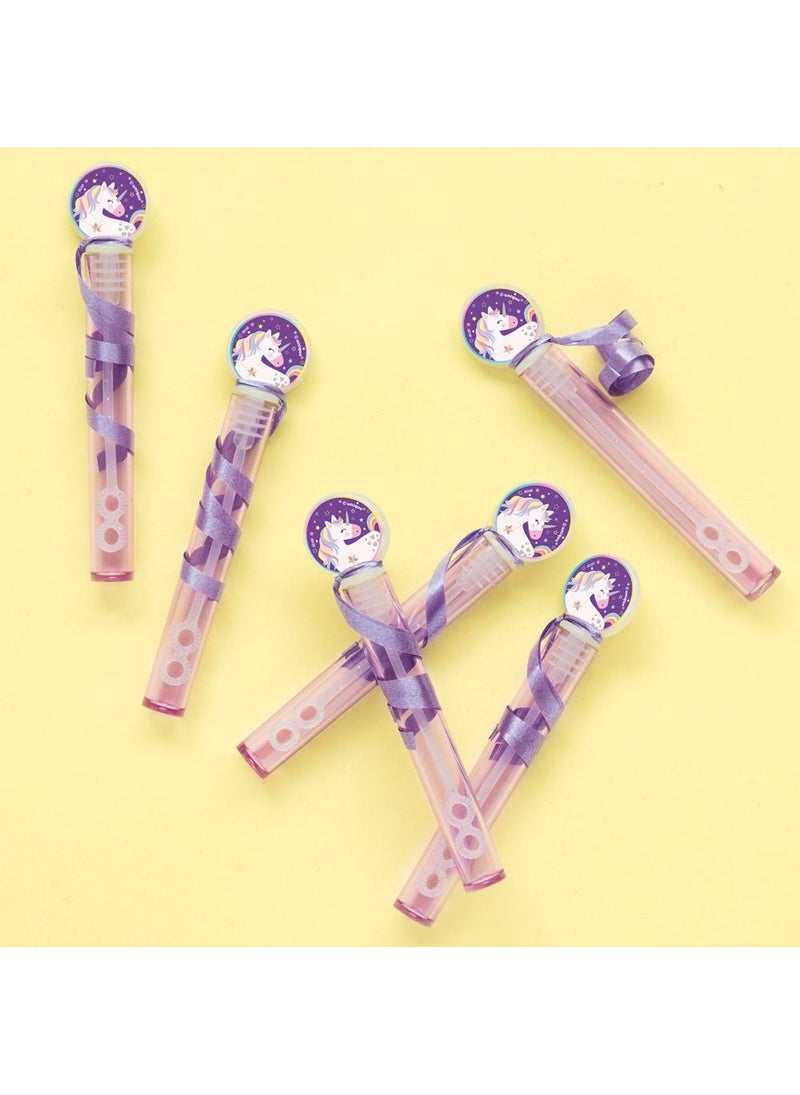 Unique Unicorn Bubble Blowers Purple 8-Pack - Image 3
