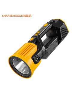Generic LED Portable Searchlight Type-C Charging Outdoor Camping Multifunctional Colorful String Lights Camping Lights-Color:W5208 Small Size Turn Head Portable Lamp With Colored Lights  - Image 5